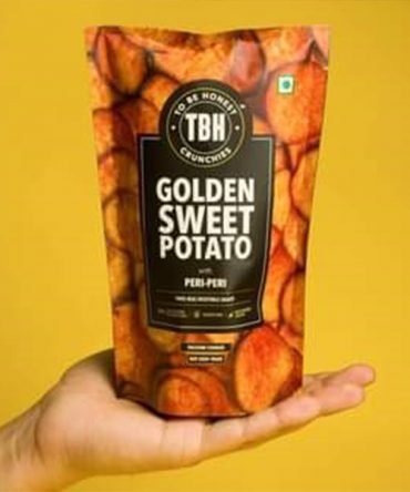 To Be Honest Golden Sweet Potato with Peri Peri Chips