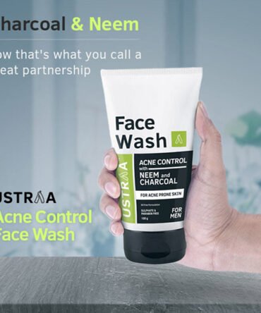 Ustraa Facewash | Acne Control with Neem and Charcoal