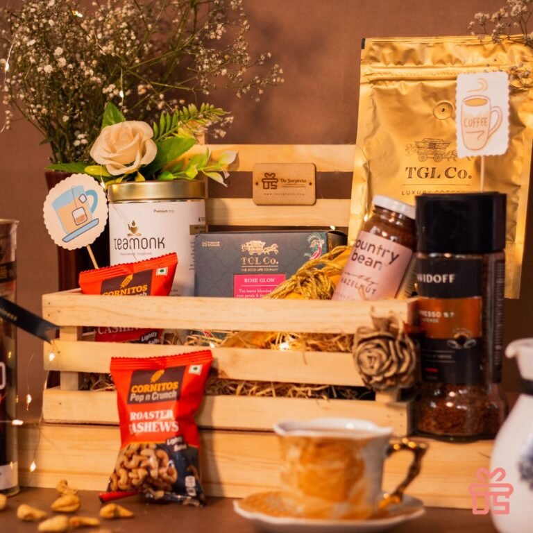 Tea & coffee Wellness Basket (1)